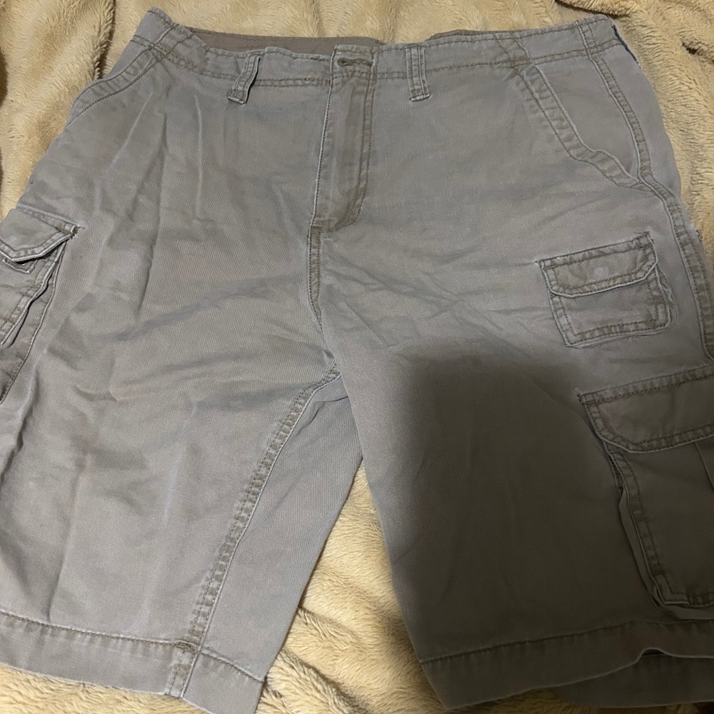 Men khaki shorts
